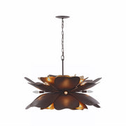 Varaluz - 567P13MDBFG - 13 Light Pendant - Botanic Panic - Dark Bronze / French Gold