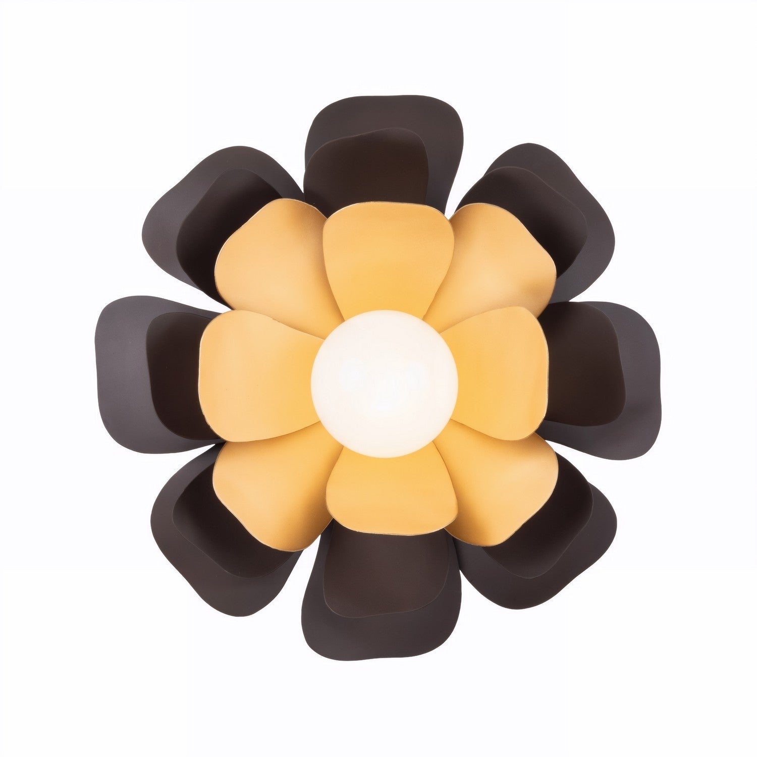 Varaluz - 567W01DBFG - One Light Wall or Flush Mount - Botanic Panic - Dark Bronze / French Gold
