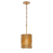 Varaluz - 569M01GO - One Light Pendant - Urchin - Gold