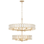 Varaluz - 572P13BK - 13 Light Pendant - Drama Club - Brass Kisser