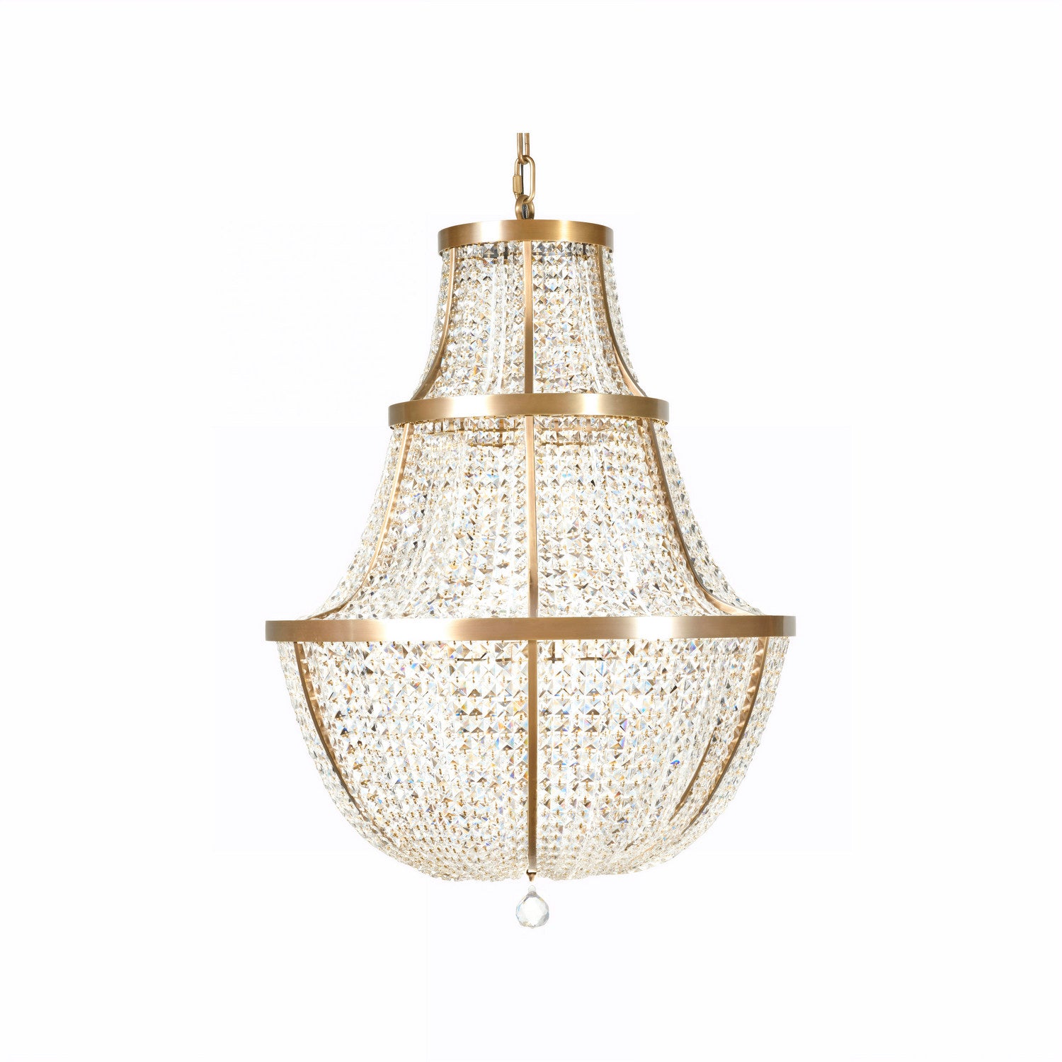 Varaluz - 573P12ATB - 12 Light Pendant - Crystal Baller - Antique Bronze