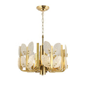 Varaluz - 577C06SB - Six Light Chandelier - Brass Tax - Satin Brass