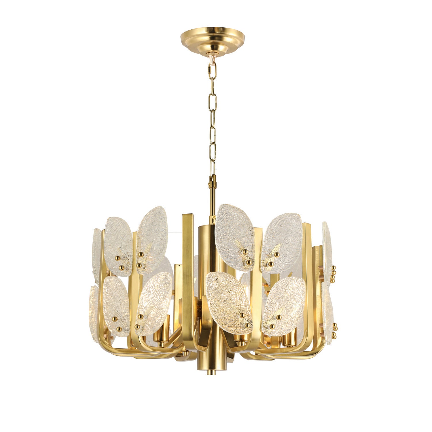 Varaluz - 577C06SB - Six Light Chandelier - Brass Tax - Satin Brass
