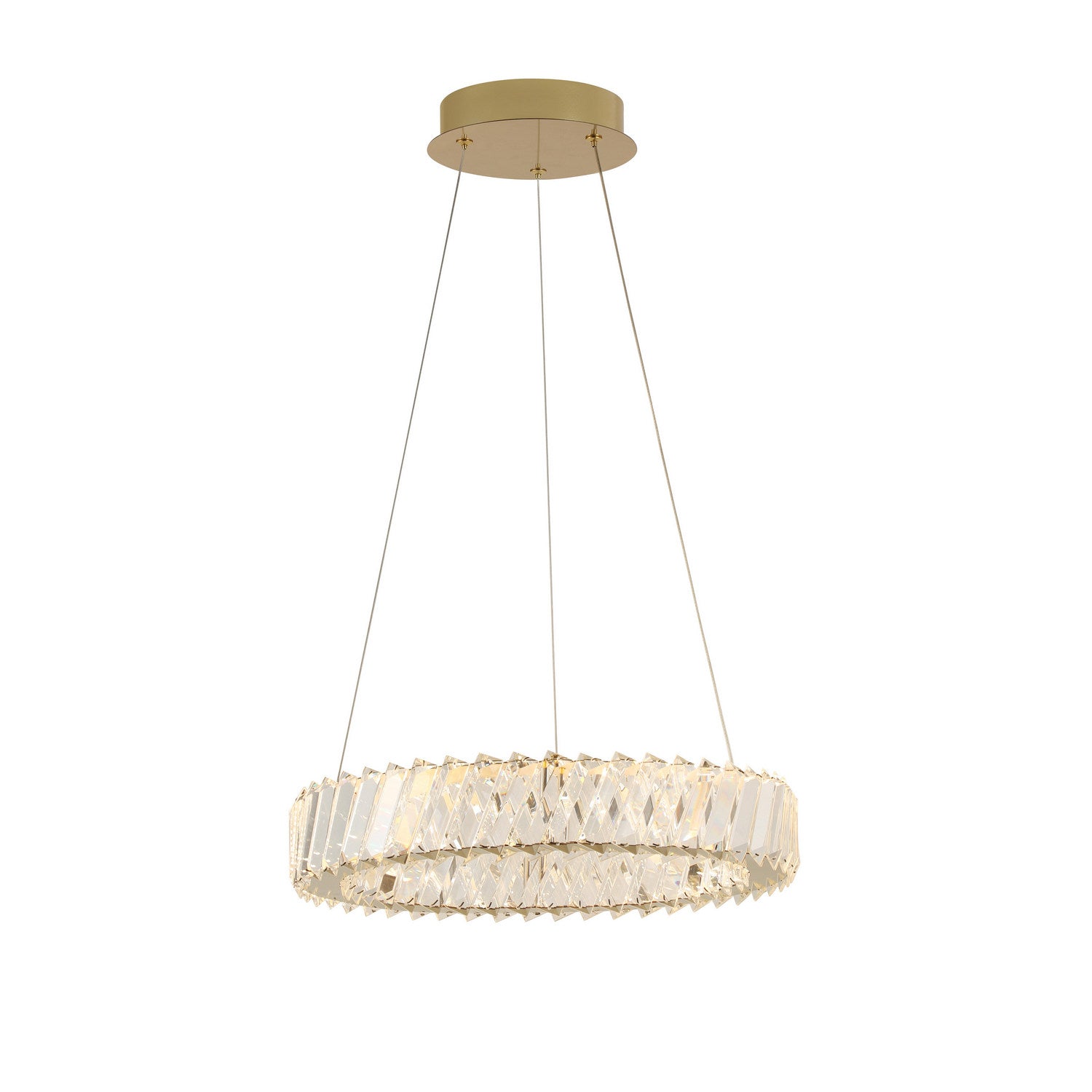 Varaluz - 578C16SG - LED Pendant - Golden Ratio - Satin Gold
