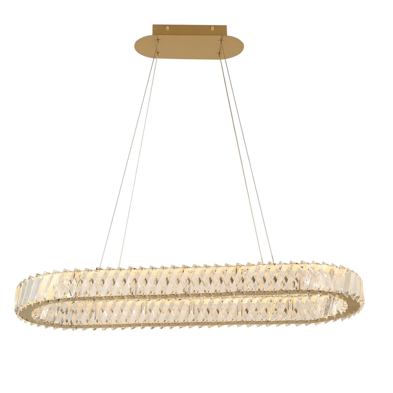 Varaluz - 578N33SG - LED Pendant - Golden Ratio - Satin Gold