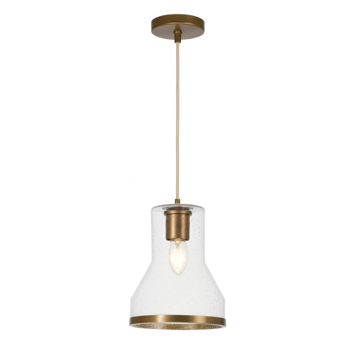 Varaluz - 580M01ATB - One Light Pendant - Alicia - Antique Bronze
