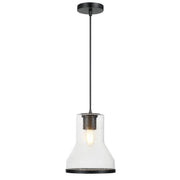 Varaluz - 580M01BLK - One Light Pendant - Alicia - Matte Black