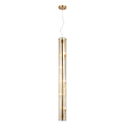 Varaluz - AC1072SG - Five Light Pendant - Chroman Empire - Satin Gold