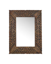 Currey and Company - 1000-0172 - Mirror - Schwarzwald - Weathered Brown