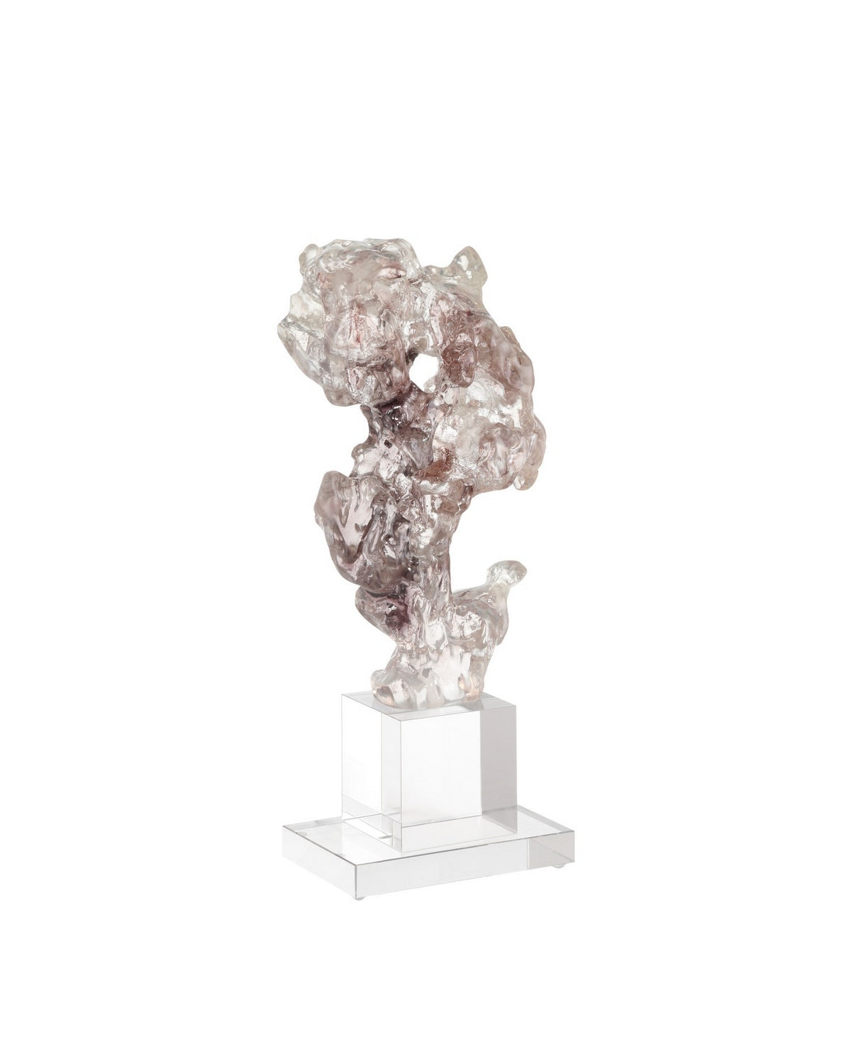 Currey and Company - 1200-0974 - Sculpture - Faux - Purple Pink/Clear