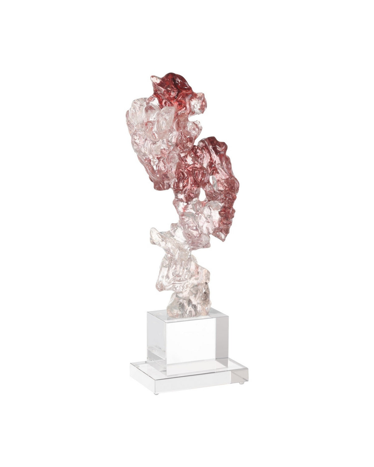 Currey and Company - 1200-0975 - Sculpture - Faux - Purple Pink/Clear