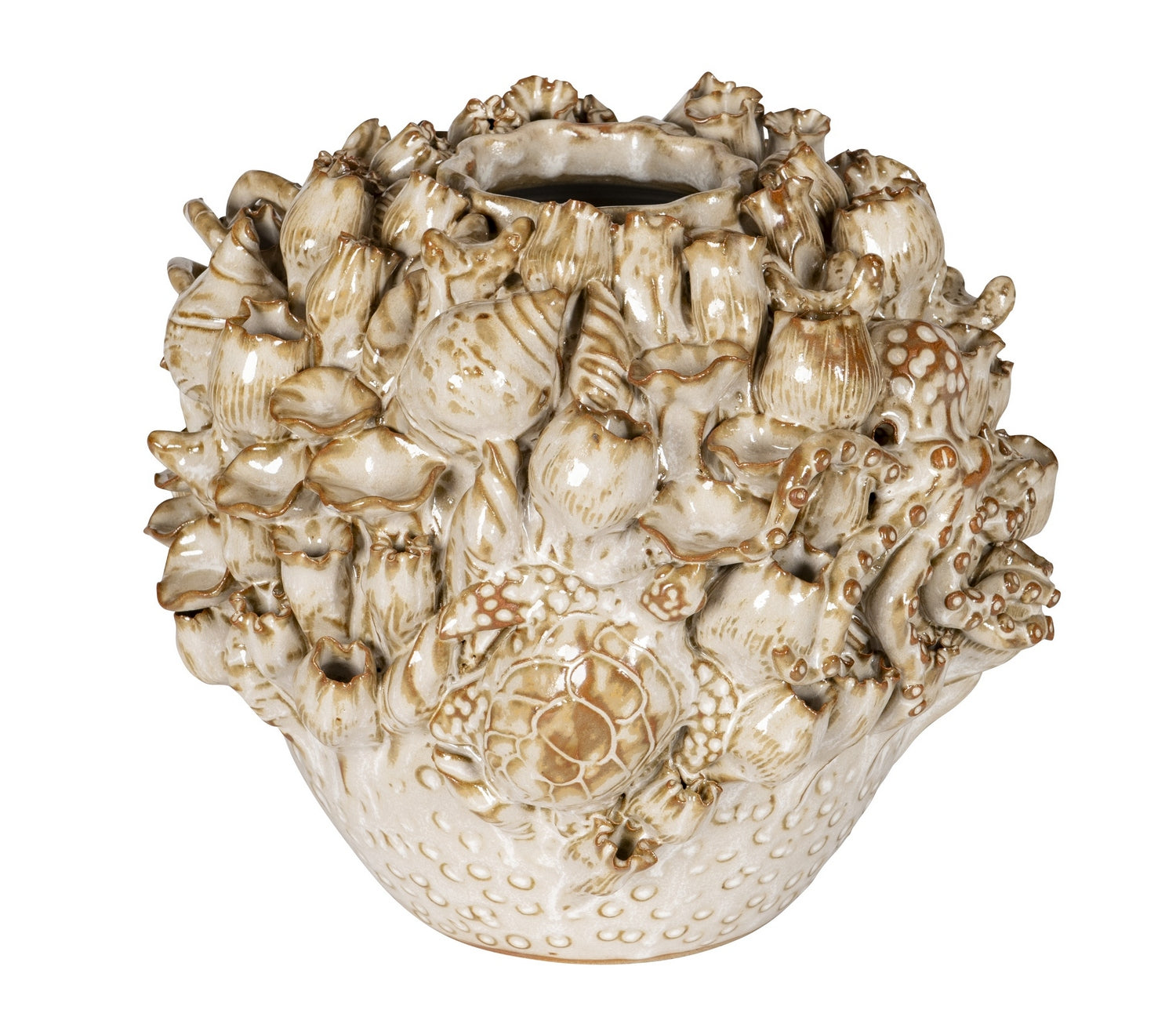 Currey and Company - 1200-1052 - Vase - Tidala - Milky White