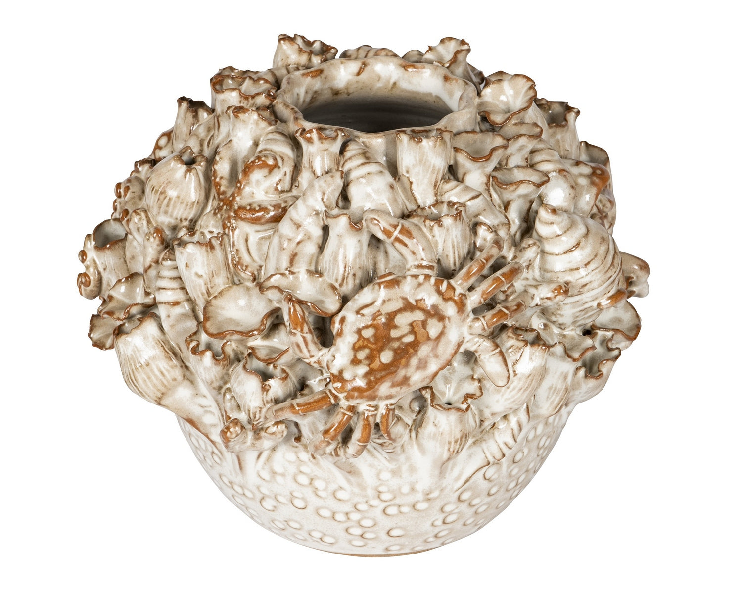 Currey and Company - 1200-1053 - Vase - Tidala - Milky White