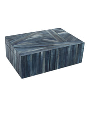 Currey and Company - 1200-1067 - Box - Winter Harvest - Blue