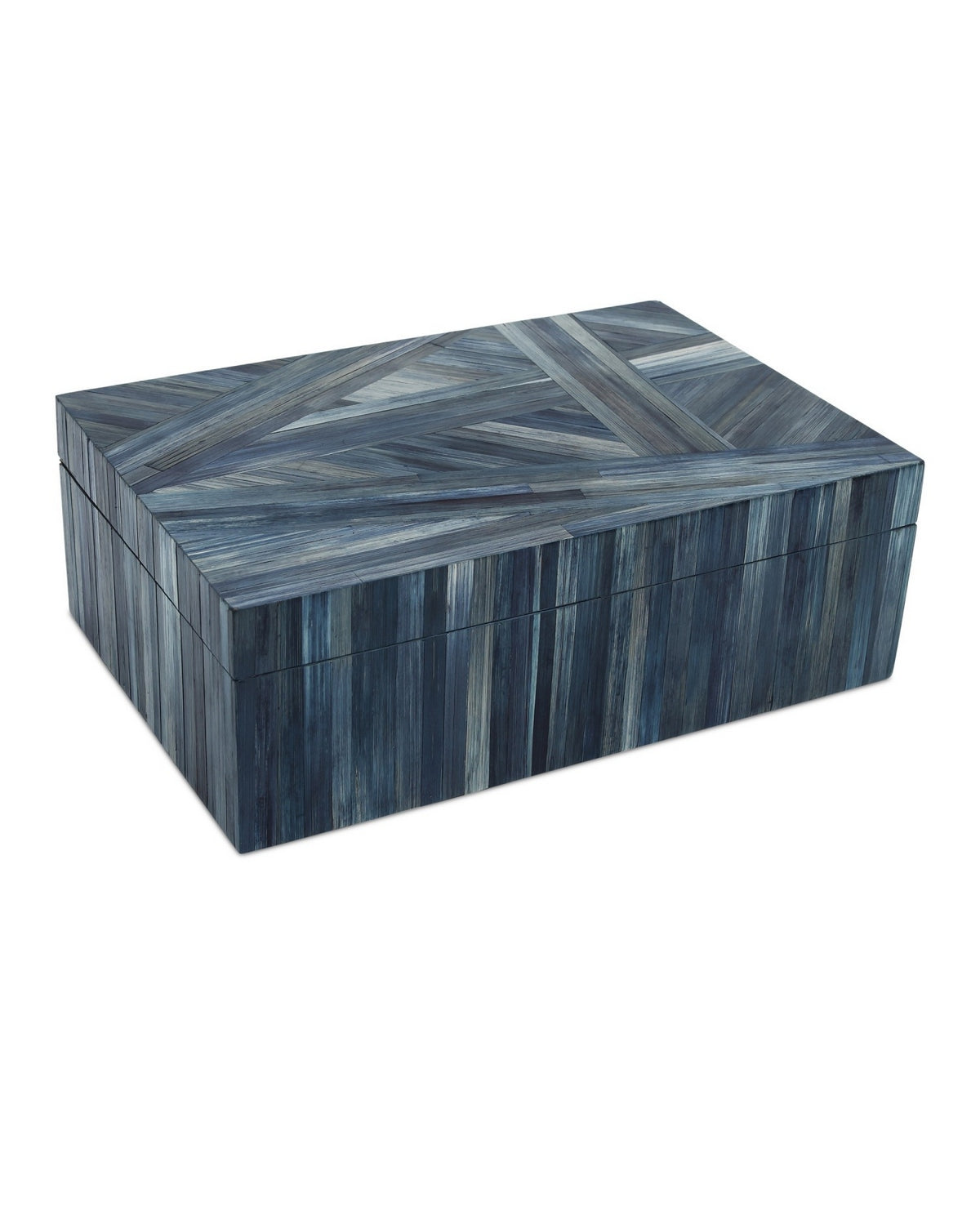 Currey and Company - 1200-1067 - Box - Winter Harvest - Blue