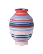 Currey and Company - 1200-1096 - Vase - Happy 80's - Blue/Pink/Red