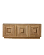 Currey and Company - 3000-0336 - Credenza - Morombe - Washed Oak