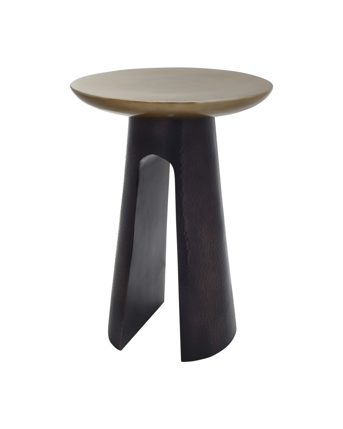 Currey and Company - 4000-0254 - Accent Table - Pince - Black Nickel/Antique Brass
