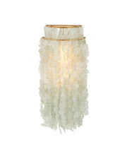 Currey and Company - 5000-0287 - One Light Wall Sconce - Verre de Mer - Seaglass/Contemporary Gold​