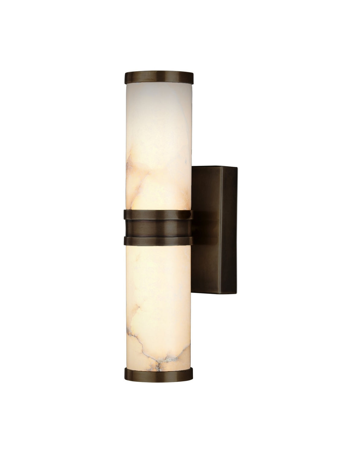 Currey and Company - 5800-0078 - LED Wall Sconce - Brenham - Natural/Oil Rubbed Bronze