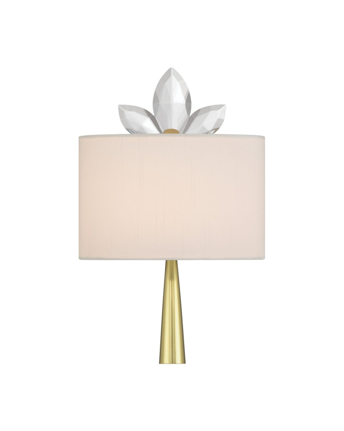 Currey and Company - 5900-0061 - One Light Wall Sconce - Trillium - Clear/Brass