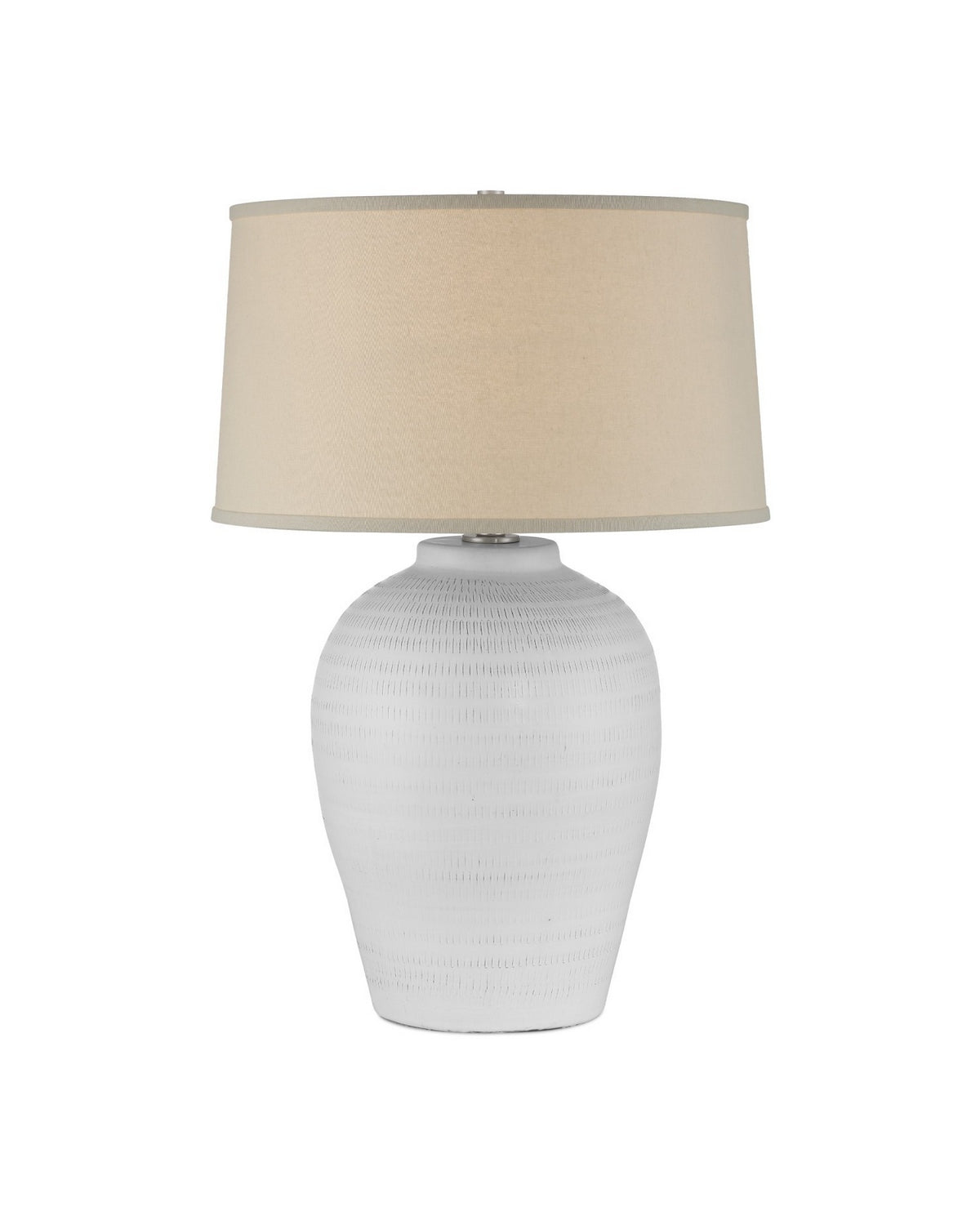 Currey and Company - 6000-1030 - One Light Table Lamp - Dashwell - White