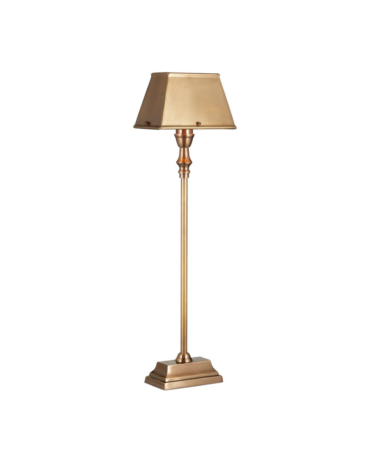 Currey and Company - 6000-1058 - One Light Table Lamp - Geddy - Antique Brass