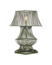 Currey and Company - 6000-1062 - One Light Table Lamp - Tuteurs - Distressed Green