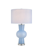 Currey and Company - 6000-1072 - One Light Table Lamp - Duende - Blue/Clear
