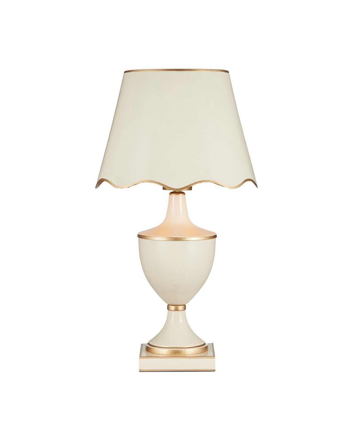 Currey and Company - 6700-0017 - LED Table Lamp - Travelogue - Ivory/Gold