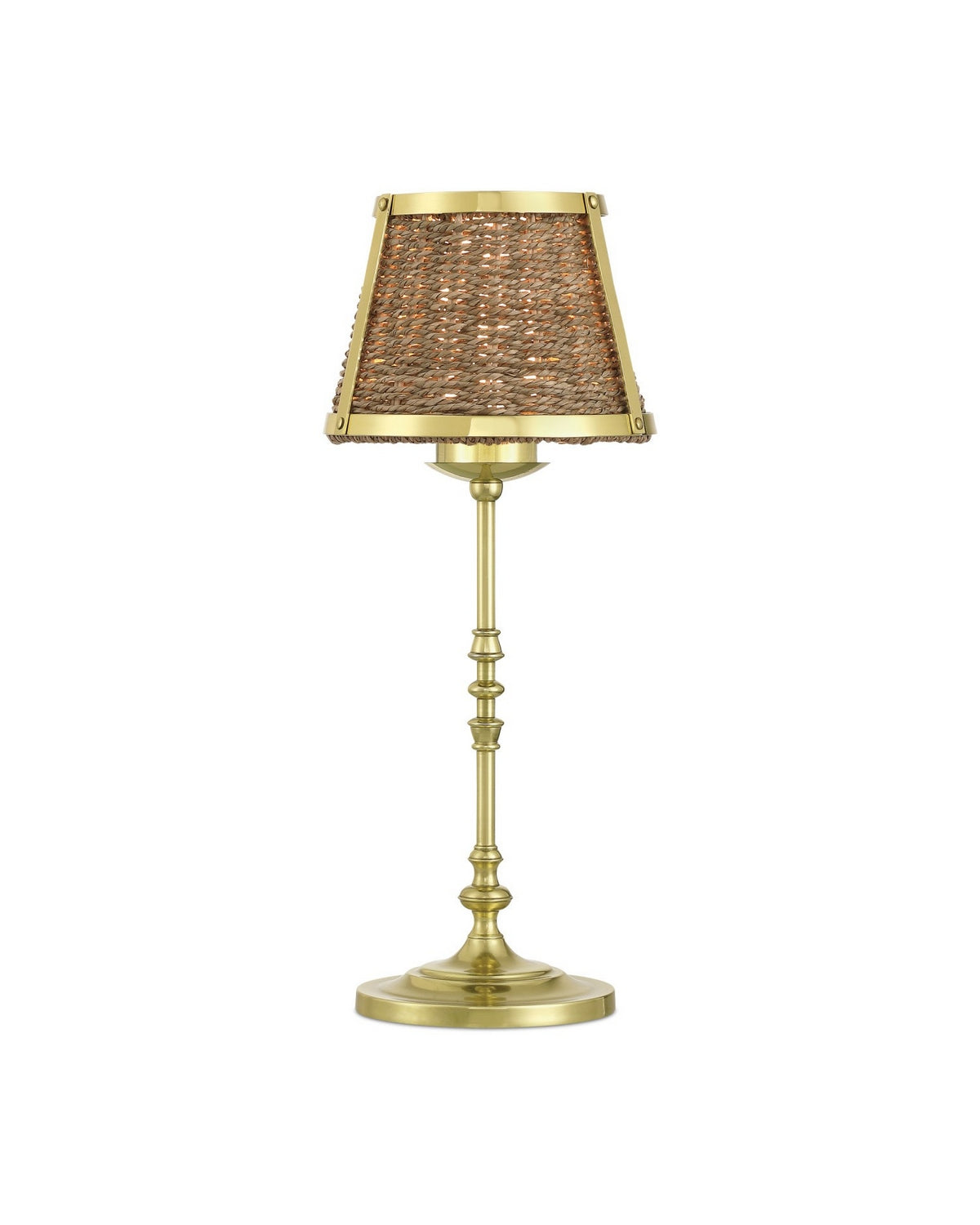 Currey and Company - 6700-0023 - LED Table Lamp - Deauville - Natural/Polished Brass