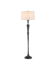 Currey and Company - 8000-0180 - One Light Floor Lamp - Mirage - Black