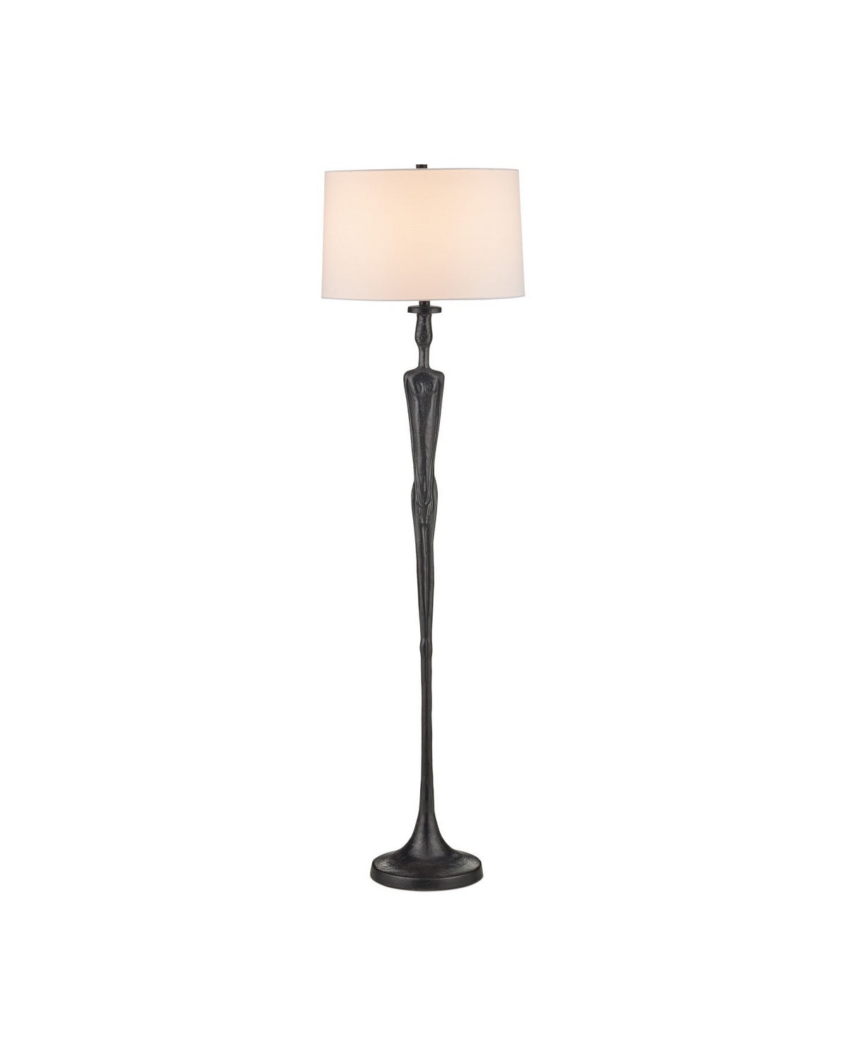 Currey and Company - 8000-0180 - One Light Floor Lamp - Mirage - Black