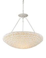 Currey and Company - 9000-1341 - LED Chandelier - Virtu - Natural/Pearlized White