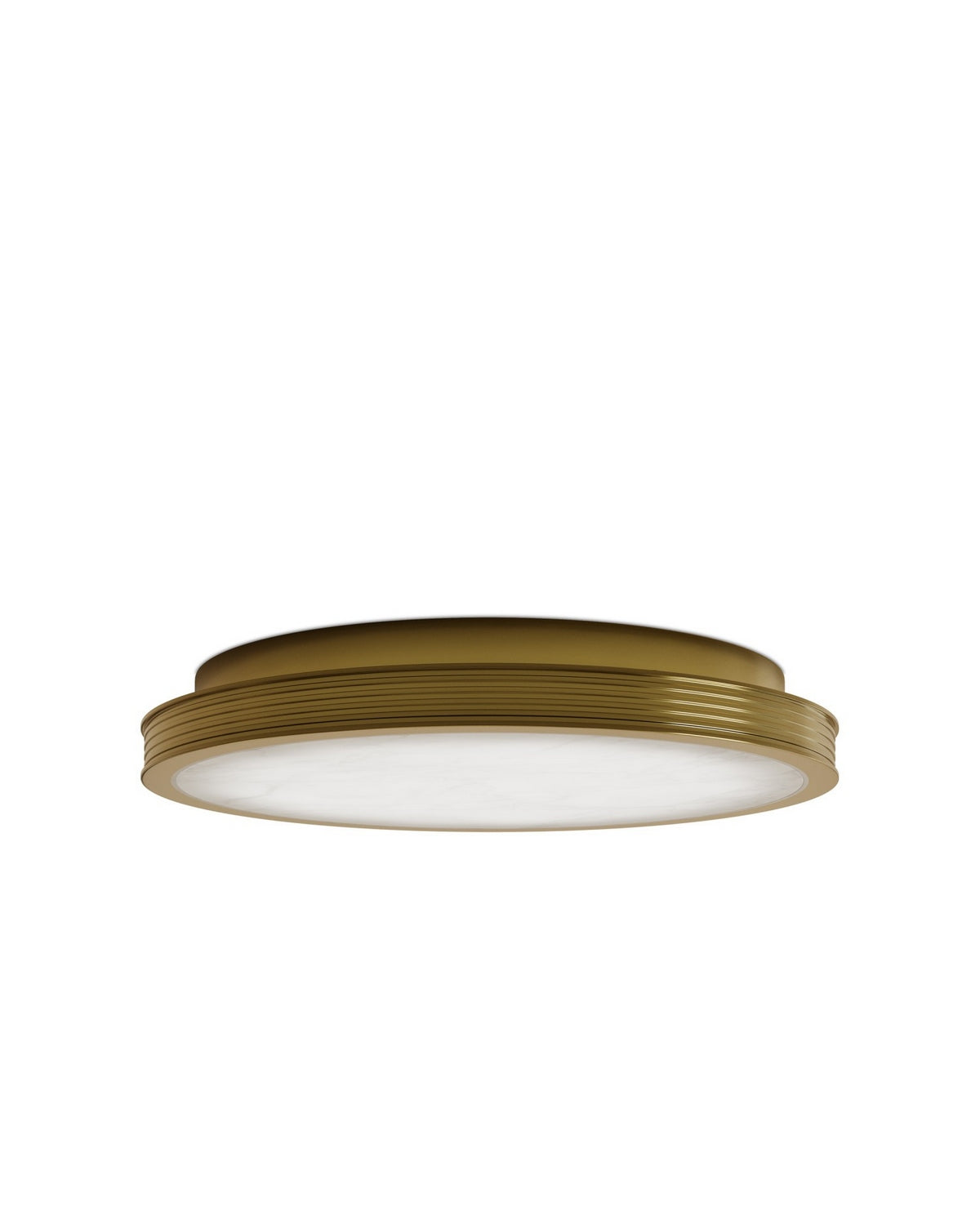 Currey and Company - 9999-0083 - LED Flush Mount - Aydan - Natural/Polished Antique Brass