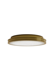 Currey and Company - 9999-0083 - LED Flush Mount - Aydan - Natural/Polished Antique Brass