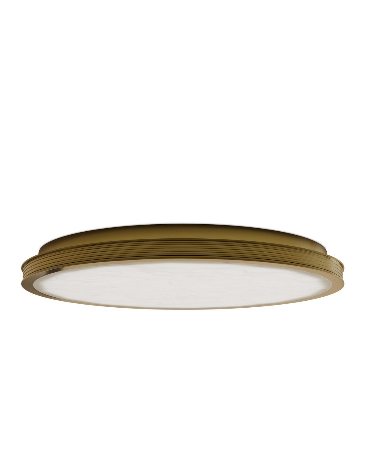 Currey and Company - 9999-0084 - LED Flush Mount - Aydan - Natural/Polished Antique Brass