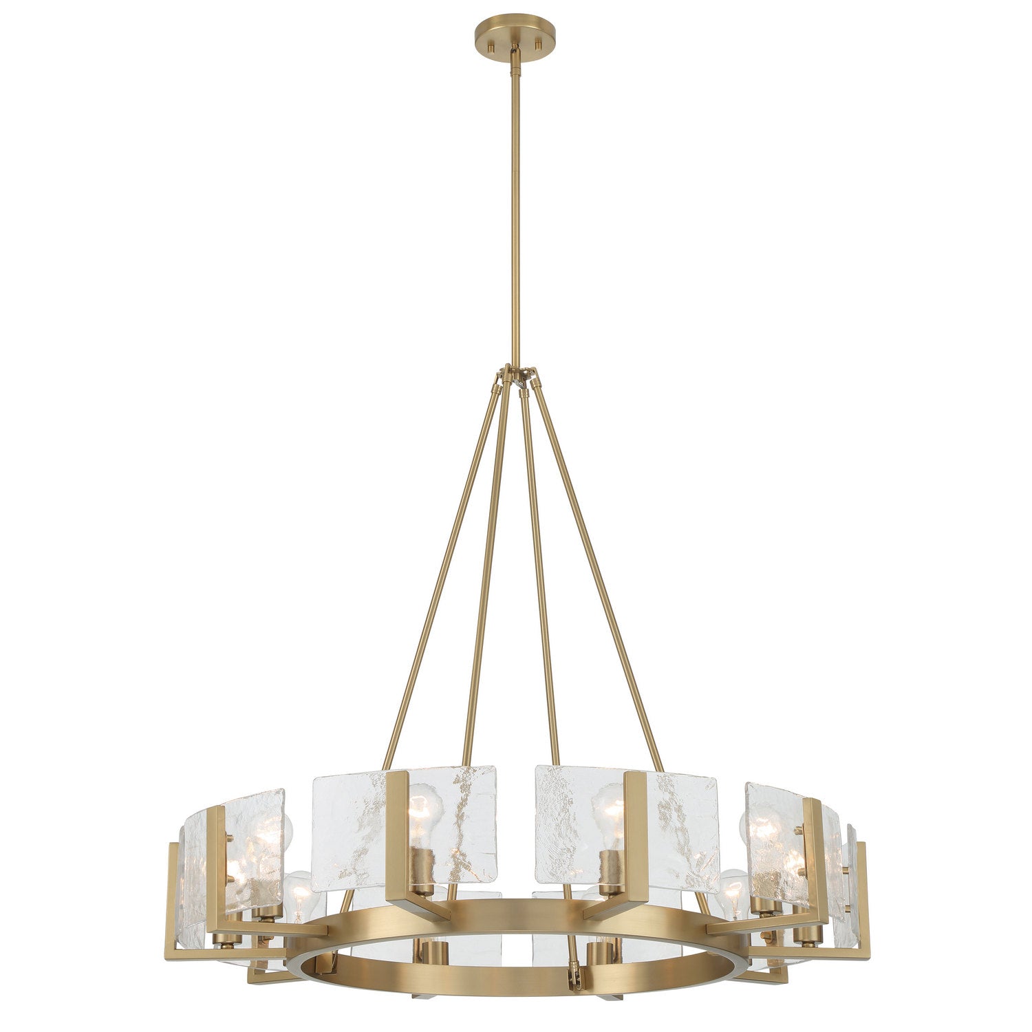 Golden - 3164-10 BCB-HWG - Ten Light Chandelier - Aenon - Brushed Champagne Brass