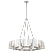 Golden - 3164-10 PW-HWG - Ten Light Chandelier - Aenon - Pewter