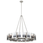 Golden - 3164-10 PW-SWG - Ten Light Chandelier - Aenon - Pewter