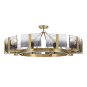 Golden - 3164-10SF BCB-SWG - Ten Light Semi-Flush Mount - Aenon - Brushed Champagne Brass