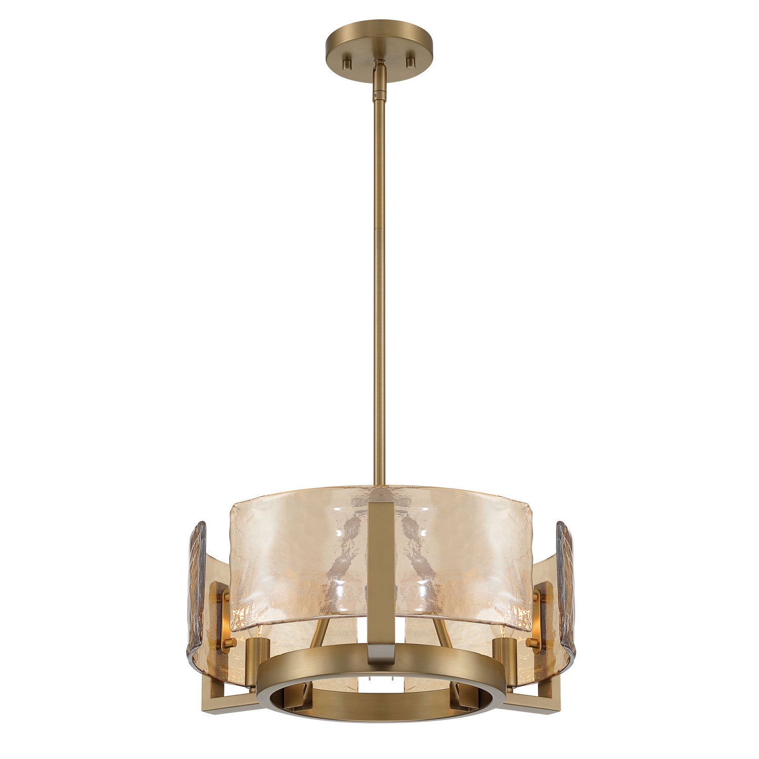 Golden - 3164-3 BCB-AWG - Three Light Chandelier - Aenon - Brushed Champagne Brass