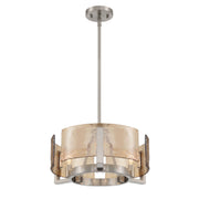 Golden - 3164-3 PW-AWG - Three Light Chandelier - Aenon - Pewter