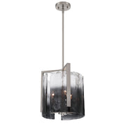 Golden - 3164-3P PW-SWG - Three Light Pendant - Aenon - Pewter