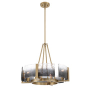Golden - 3164-4 BCB-SWG - Four Light Chandelier - Aenon - Brushed Champagne Brass