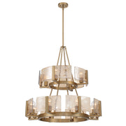 Golden - 3164-4-8 BCB-AWG - 12 Light Chandelier - Aenon - Brushed Champagne Brass