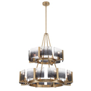 Golden - 3164-4-8 BCB-SWG - 12 Light Chandelier - Aenon - Brushed Champagne Brass