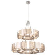Golden - 3164-4-8 PW-AWG - 12 Light Chandelier - Aenon - Pewter