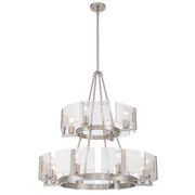 Golden - 3164-4-8 PW-HWG - 12 Light Chandelier - Aenon - Pewter