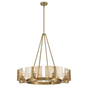 Golden - 3164-8 BCB-AWG - Eight Light Chandelier - Aenon - Brushed Champagne Brass